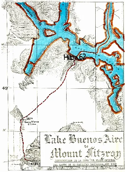 Lake Buenos Aires to Mount Fitzroy