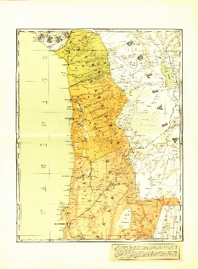 Mapa de Chile en 1904 Tornero 01