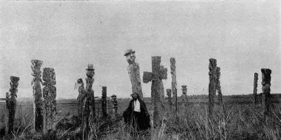 Cemitério mapuche — Temuco — 1911 | Chile de Ayer