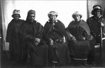 Huaraman y su hermano y Juan Soldado, 1863 — Temuco — 1863 | Chile de Ayer