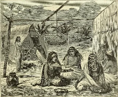 Mapuche family 1876 — Temuco — 1876 | Chile de Ayer
