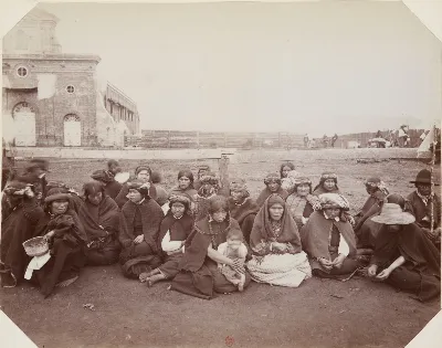 Mapuches de Mulchén — Concepción — 1890 | Chile de Ayer
