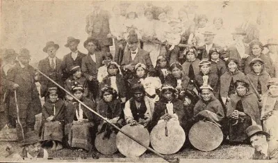 Musicos Mapuches en 1916 — Temuco — 1916 | Chile de Ayer