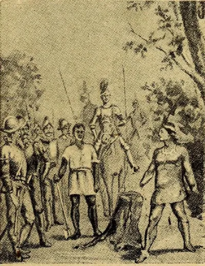 Suplicio de Galvarino — Temuco — 1910 | Chile de Ayer