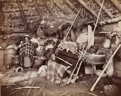Una ruka — Temuco — 1890 | Chile de Ayer