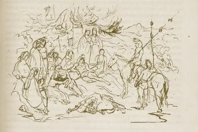Cautivas entre los pehuenches — Temuco — 1840 | Chile de Ayer