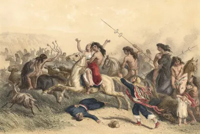 El malon de Rugendas — Temuco — 1854 | Chile de Ayer