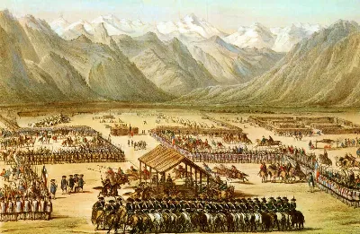 Parlamento de Negrete-1793 — Temuco — 1854 | Chile de Ayer