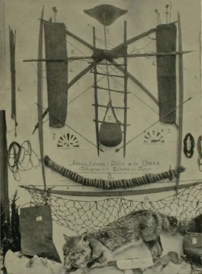 Los Shelknam (page 210 crop) — Tierra del Fuego — 1915 | Chile de Ayer