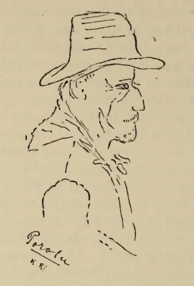Sketch of Porotu, The Mystery of Easter Island, published 1919 — Isla de Pascua — 1914 | Chile de Ayer