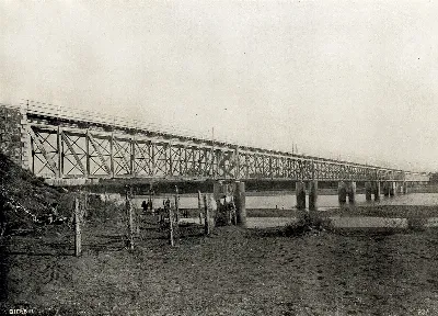 Puente Biobio ca. 1900 — Concepción — 1900 | Chile de Ayer