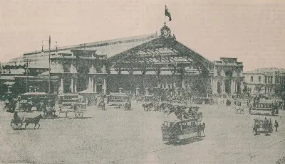 Estacion Central, Santiago de Chile - 1906 — Santiago — 1898 | Chile de Ayer