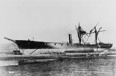 NH 496 America (Peruvian Warship) — Arica — 1868 | Chile de Ayer