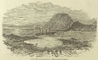 Steamer Quito wrecked at Huasco