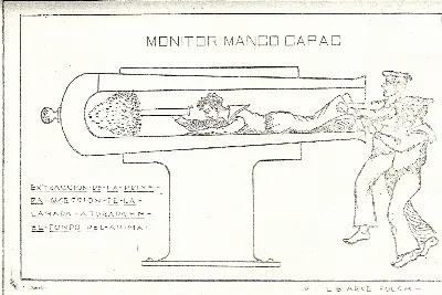Dahlgren gun in monitor Manco Capac