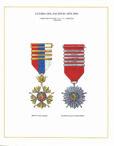 Condecoraciones de Caracter Historico (Guerra del Pacífico, 1879-1884)