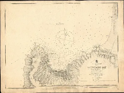 Admiralty Chart No 1314 Valparaiso Bay, Published 1879