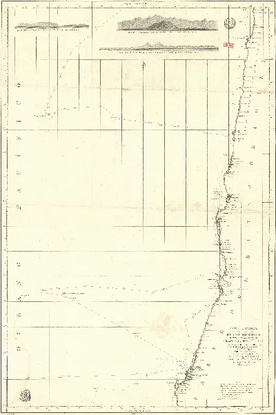 Carta esférica de las costas del Reyno de Chile (1799) — Antofagasta — 1792 | Chile de Ayer