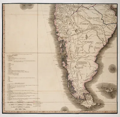 Mapa Geografico de America Meridional RMG K1119