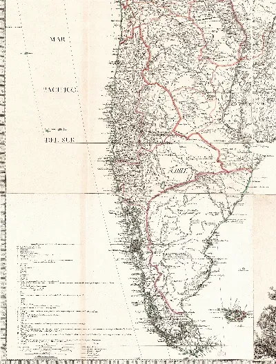 Reino de Chile según Juan de la Cruz Cano y Olmedilla, 1775