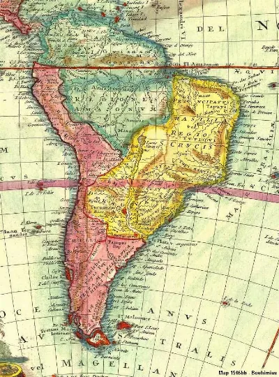 South America in Americae Mappa generalis (1746)