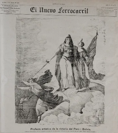 Profecia artistica de la victoria del peru i bolivia