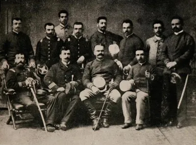 Emilio Körner y Estado Mayor Congresista (1891)