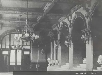 Foyer del segundo Teatro Victoria, 1895