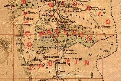 Mapa administrativo de Chile (1893)