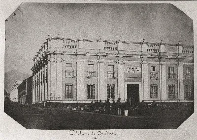 Palacio de Justicia de Santiago 1899 — Santiago — 1899 | Chile de Ayer