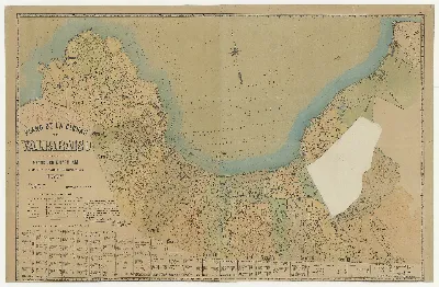 Plano de la ciudad de Valparaiso / aumentado y correjido por Francisco E. Garnham, director de obras mmunicipales