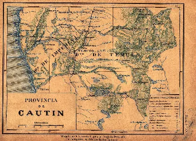 Provincia de Cautín - Geografía Descriptiva República de Chile - Enrique Espinoza 1897