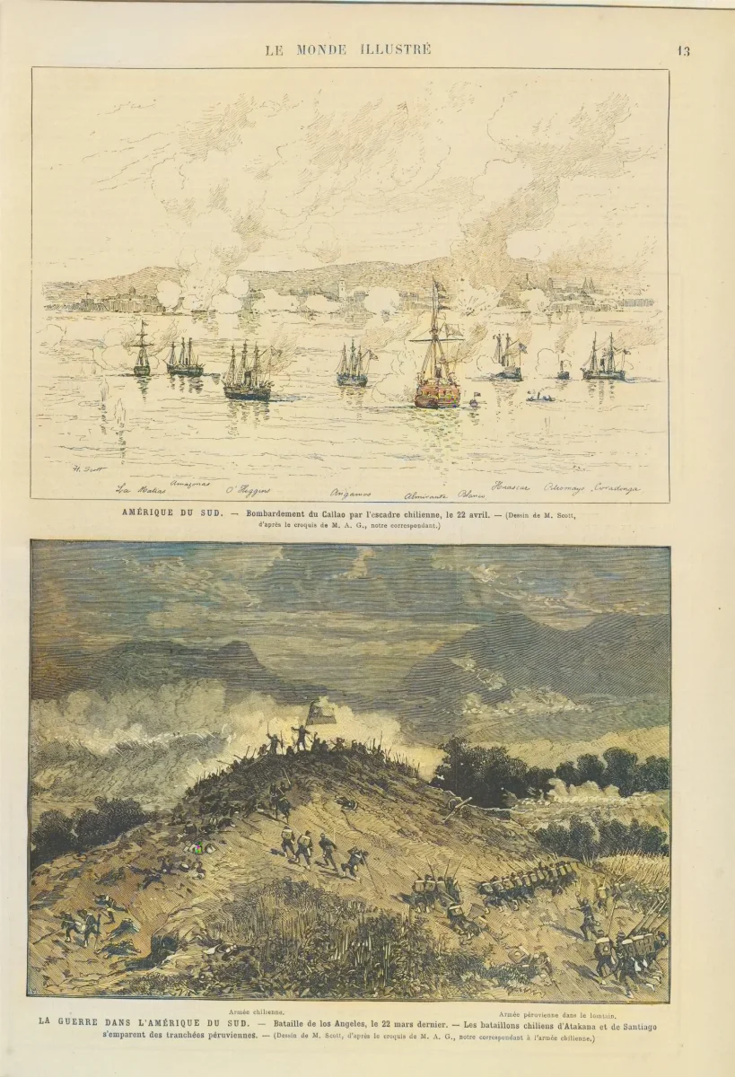 Le Monde illustré - 3 juillet 1880, p. 13 — Arica — 1880 | Chile de Ayer