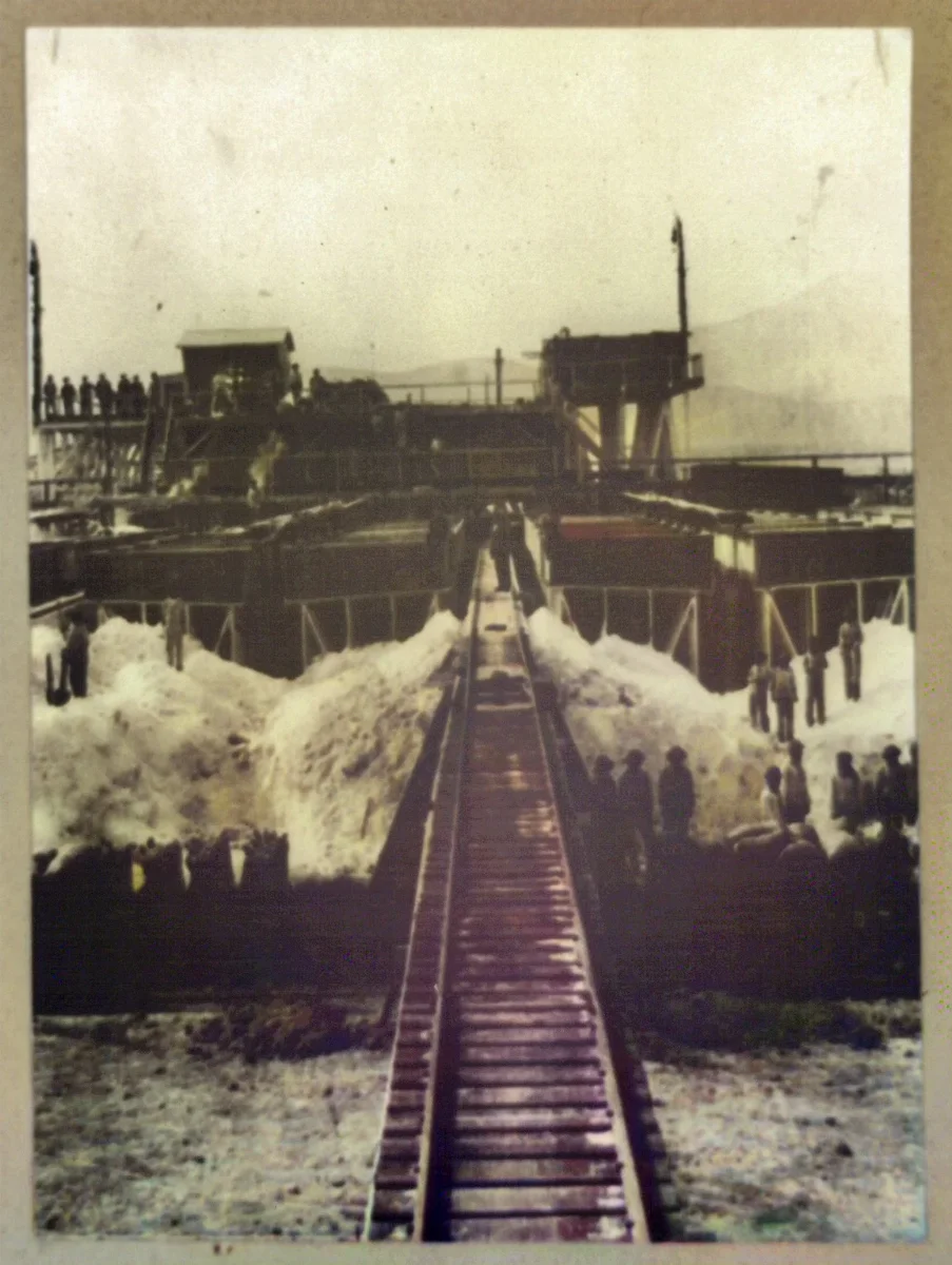 Planta salitrera, Chile — aprox. 1900 | Chile de Ayer