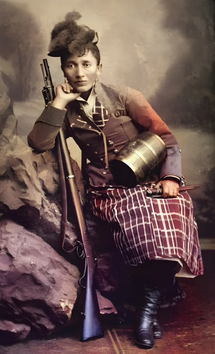 Irene Morales, soldado chilena, fotografiada en Lima, 1881 — aprox. 1881 | Chile de Ayer