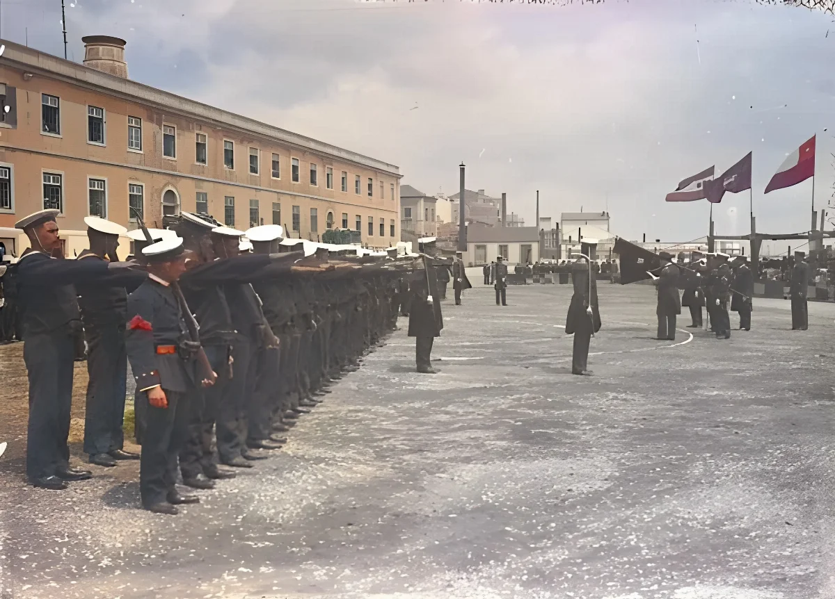 Juramento de los marineros (Portugal) — aprox. 1911 | Chile de Ayer