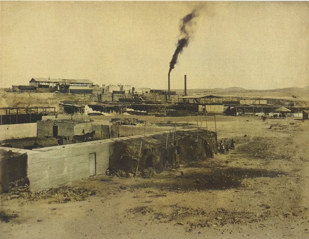 Oficina Salitrera San Jose 1889 — 1889 | Chile de Ayer