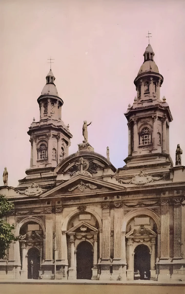 Catedral de Santiago de Chile en 1915 — aprox. 1915 | Chile de Ayer
