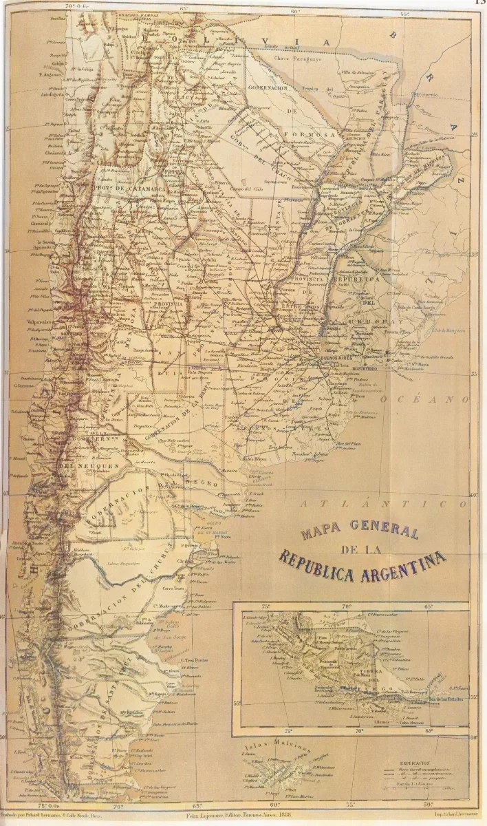 Latzina1888 — 1888 | Chile de Ayer