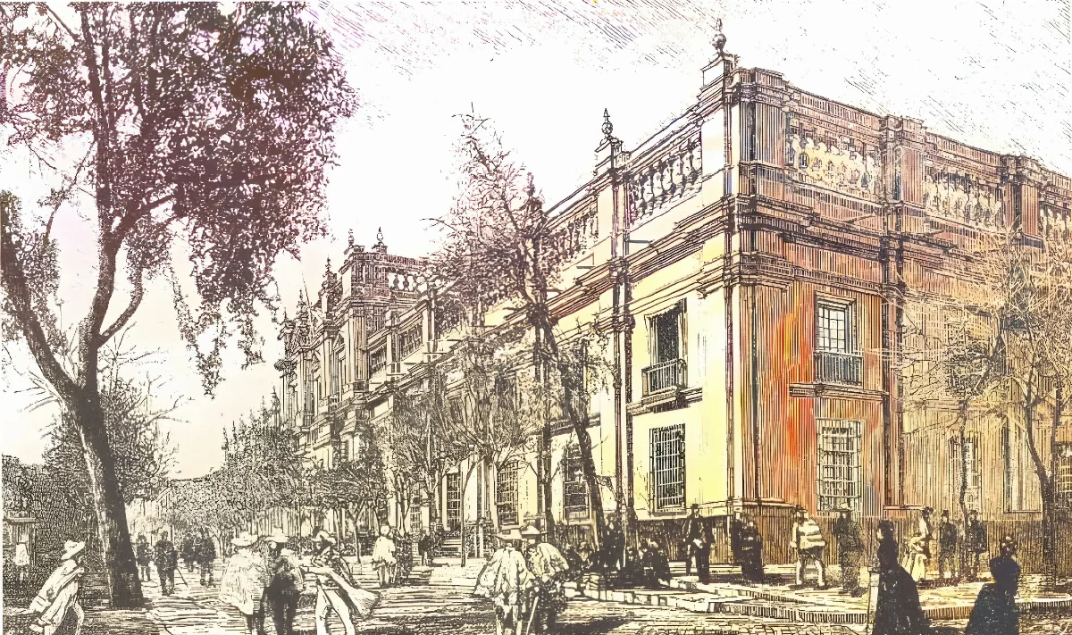 La Moneda (1891) — 1891 | Chile de Ayer
