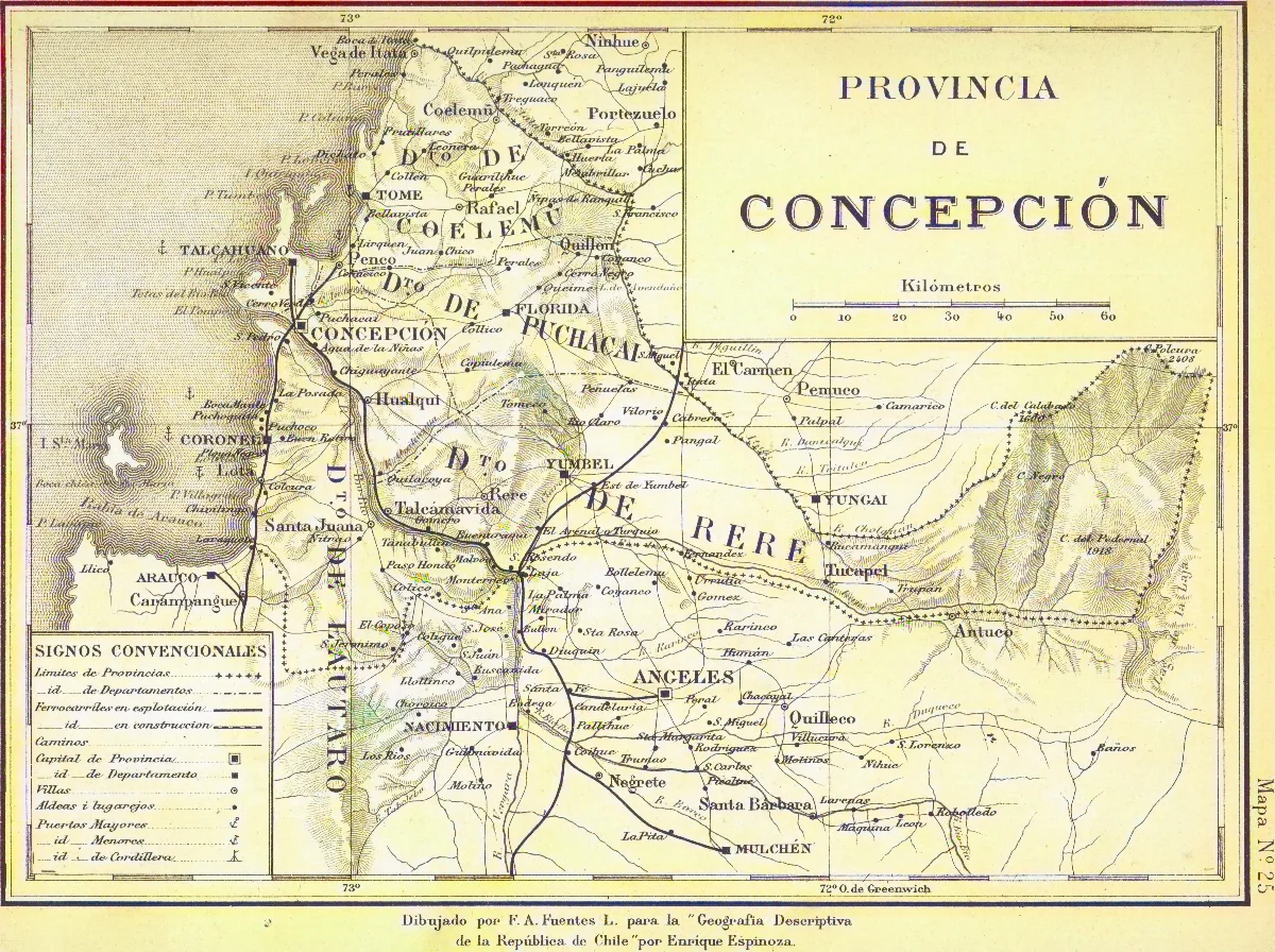Provincia de Concepcion-1895 — Concepción — 1897 | Chile de Ayer