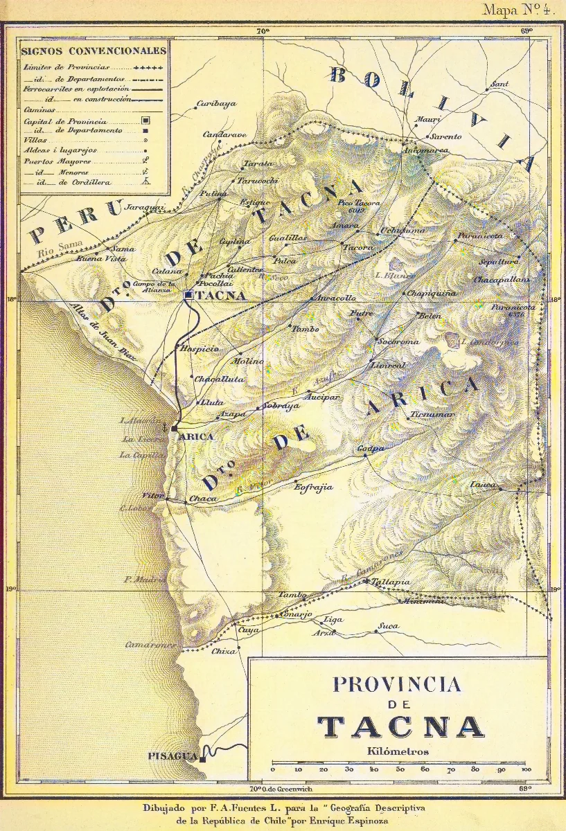 Provincia de Tacna-1895 — 1903 | Chile de Ayer