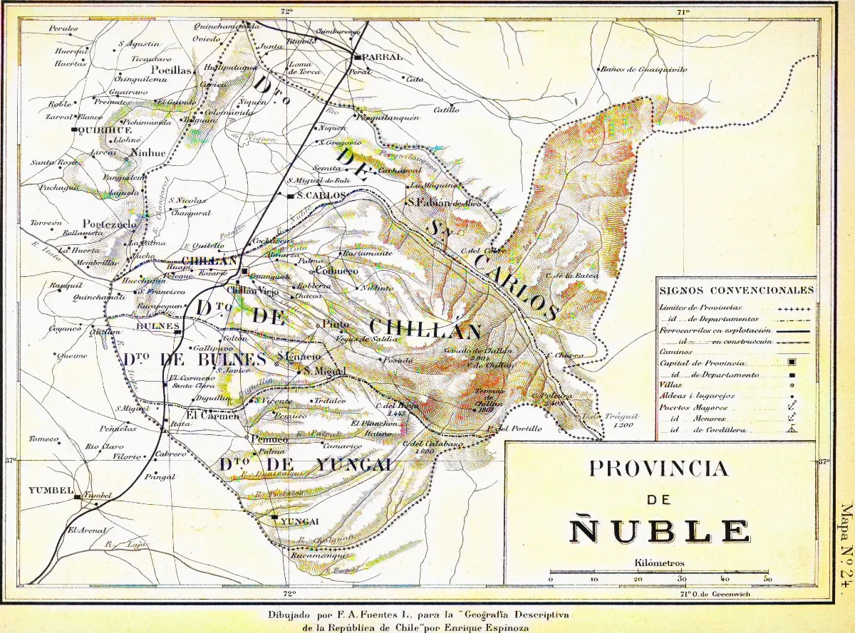 Provincia de Ñuble-1895 — 1903 | Chile de Ayer