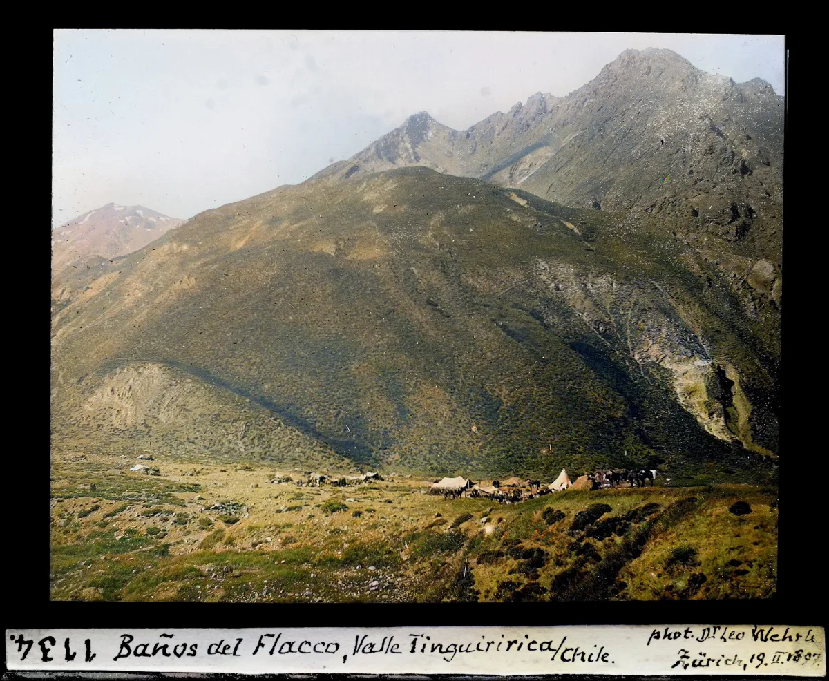 Bańos del Flacco, Valle Tinguiririca — 1897 | Chile de Ayer
