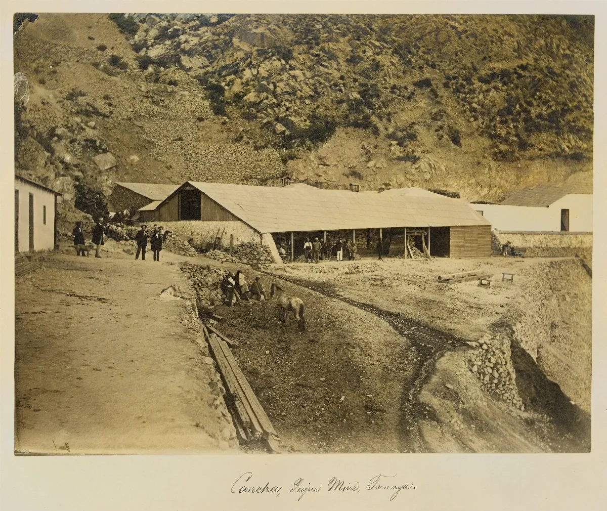 Pique minero de Cerro Tamaya, 1860 — 1860 | Chile de Ayer