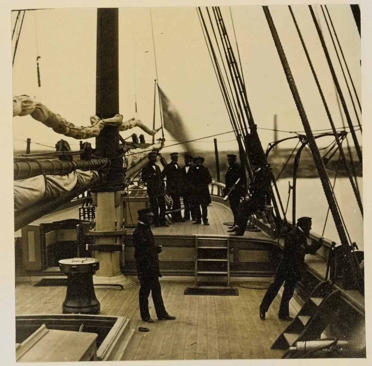 Escena a bordo del "Dart", 1860 — 1860 | Chile de Ayer