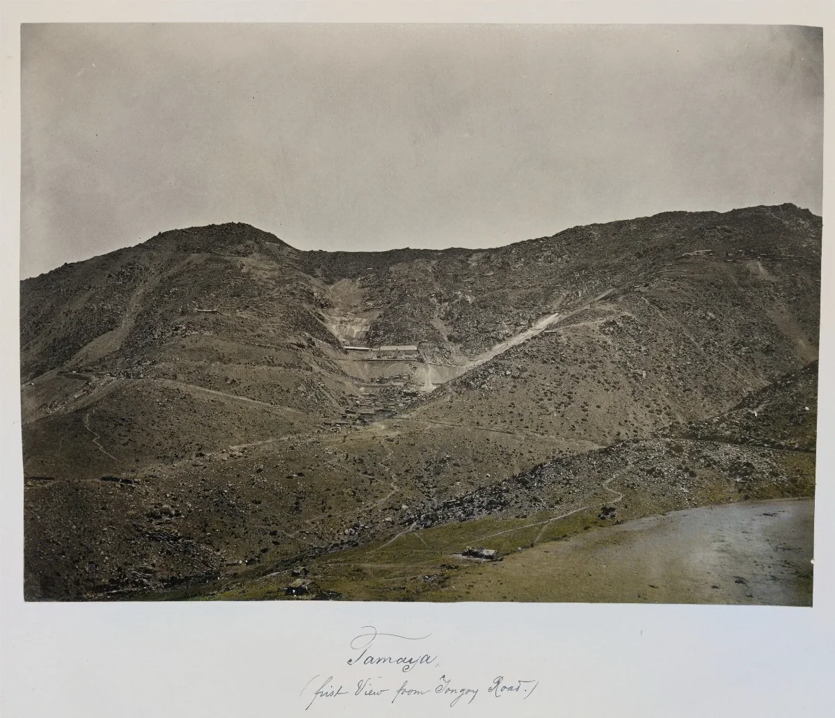 Cerro Tamaya, visto desde camino a Tongoy, 1860 — 1860 | Chile de Ayer