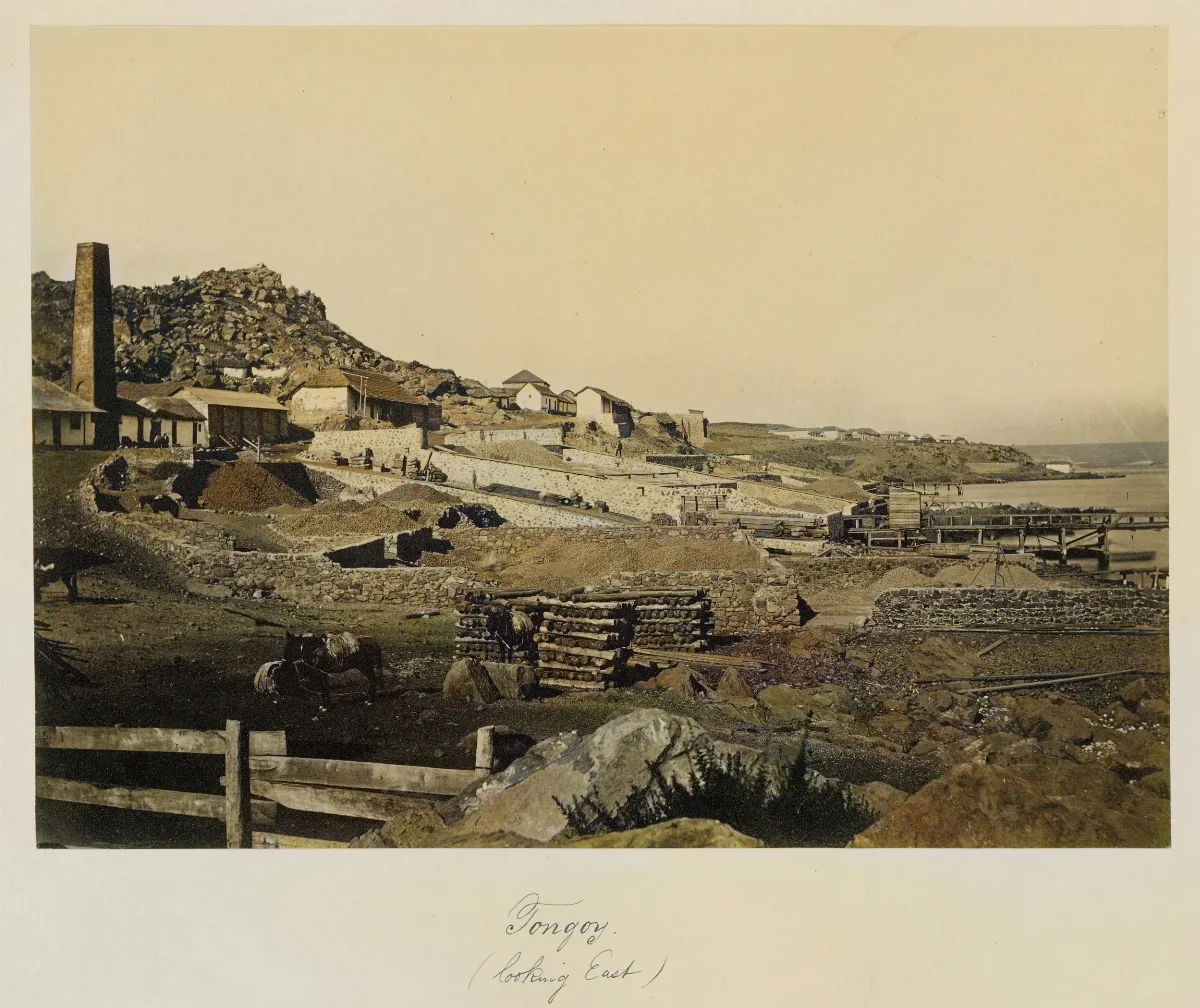 Tongoy, mirando al este, 1860 — 1860 | Chile de Ayer