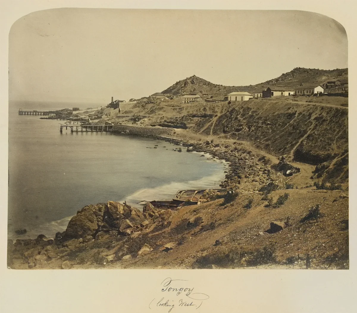 Tongoy, mirando al oeste, 1860 — 1860 | Chile de Ayer