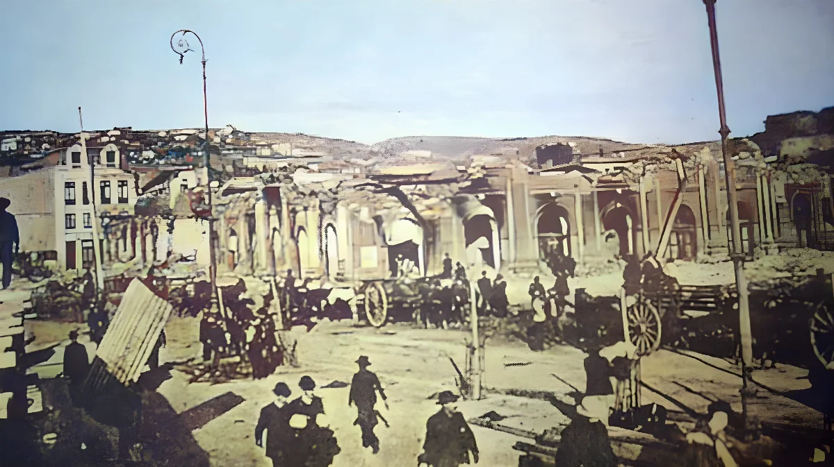Destrucción en Valparaíso luego de terremoto de 1906 — aprox. 1906 | Chile de Ayer